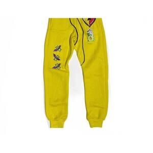NEW RETRO LABEL men's what the air jogger in yellow/red